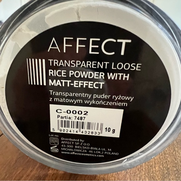 AFFECT Loose Rice Powder Matt-Effect Transparent Setting Matte Makeup - Picture 4 of 5
